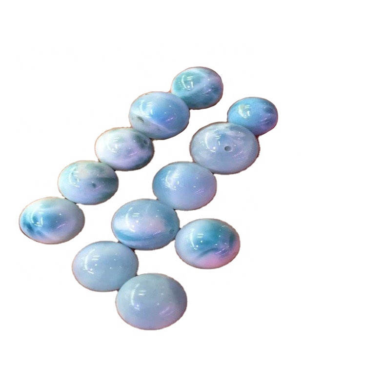 ਥੋਕਲੇ 6mm 8mm 10mm ਕੁਦਰਤੀ ਲਾਰਮਾਰ ਦੇ ਨਿਰਮਲ ਰਤਨ ਗੋਲ ਮਣਲਾਂ 11