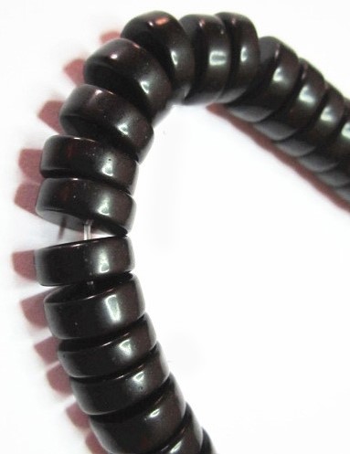 Black Onyx Matte 10 mm Đĩa Đá mờ Đá đen 31