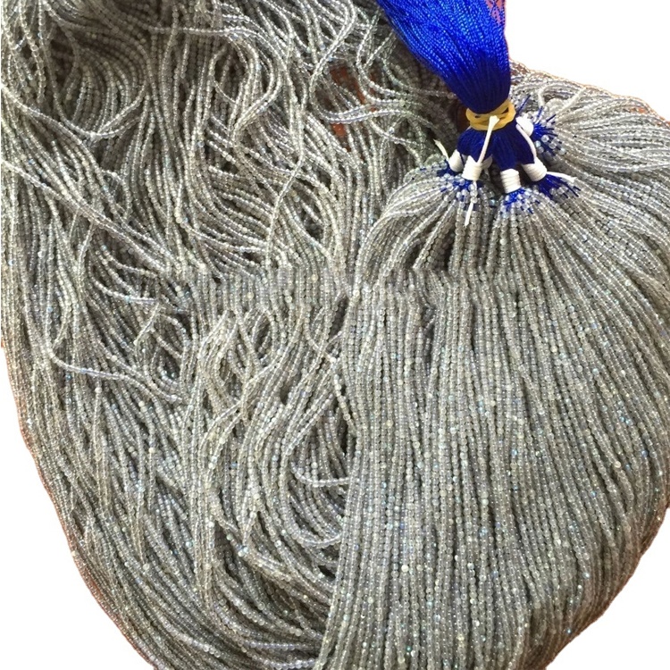 Ósvikinn náttúrulegur ljós grár labradorite lausar perlur hágæða umferð form 6mm 8mm 10mm 36