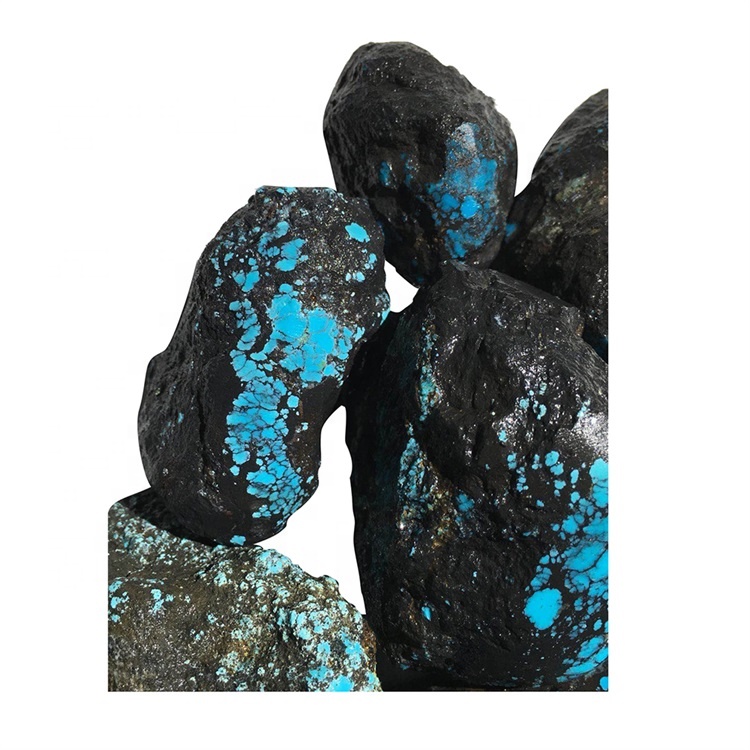 reti bule -color dārgakmeņi tirkīza kingman zirnekļa turquoise raupja no Arizonas 17