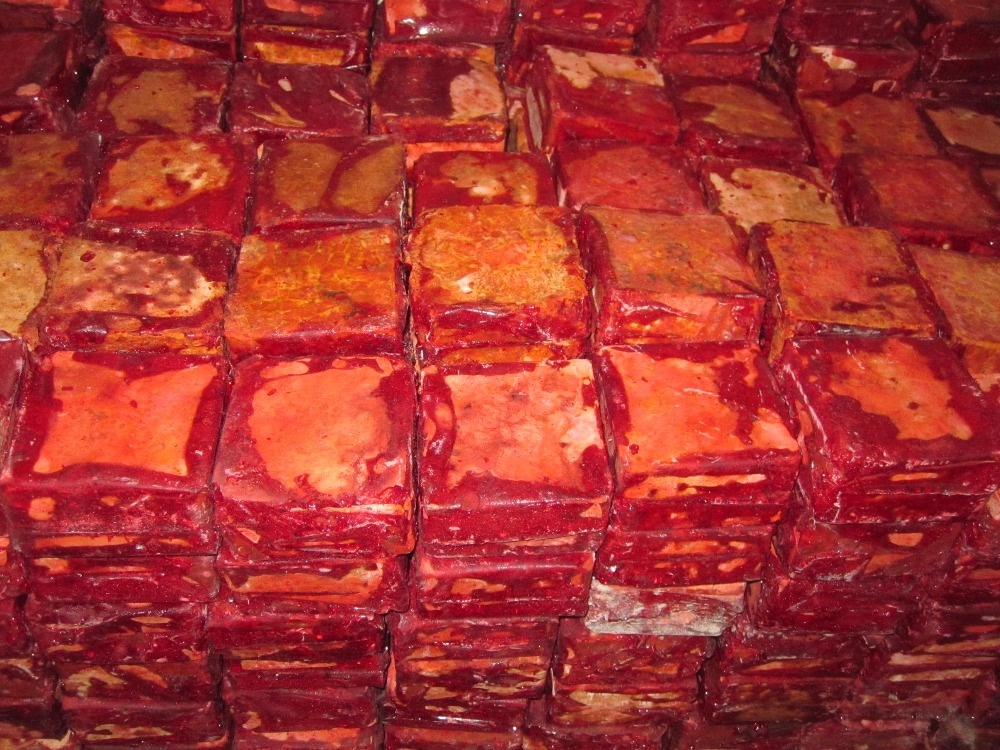 อิฐอัญมณีปะการังสีแดงเข้มทำขายส่ง 13
