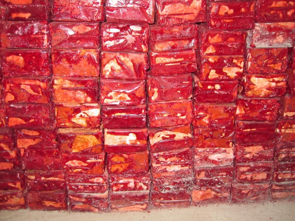 อิฐอัญมณีปะการังสีแดงเข้มทำขายส่ง 11