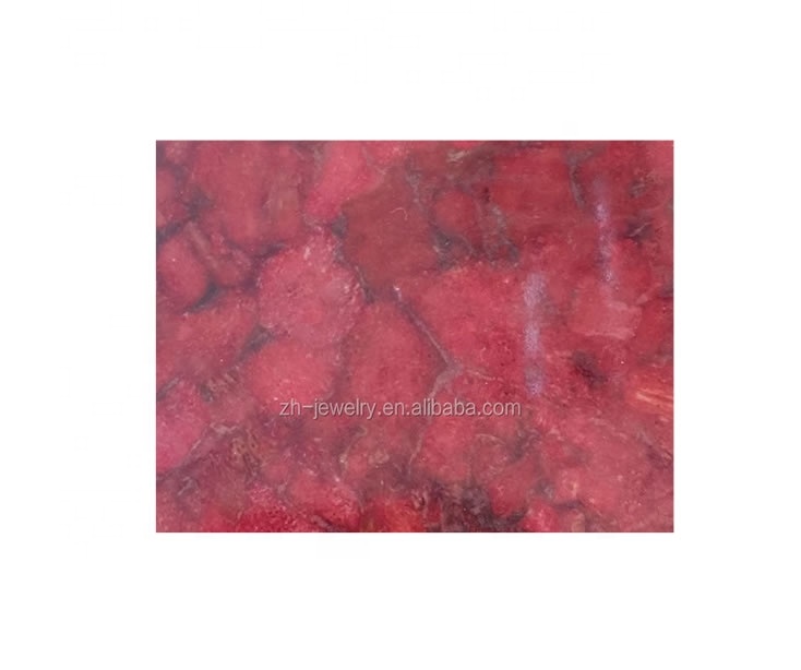 อิฐอัญมณีปะการังสีแดงเข้มทำขายส่ง 15