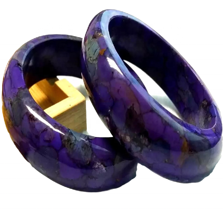 Iibhengele zokwenyani ezenziwe ngesandla kunye nezacholo ezilula zeSilver Bangle Isacholo sesizwe samatye anqabileyo Umnyhadala weBoho izacholo 30