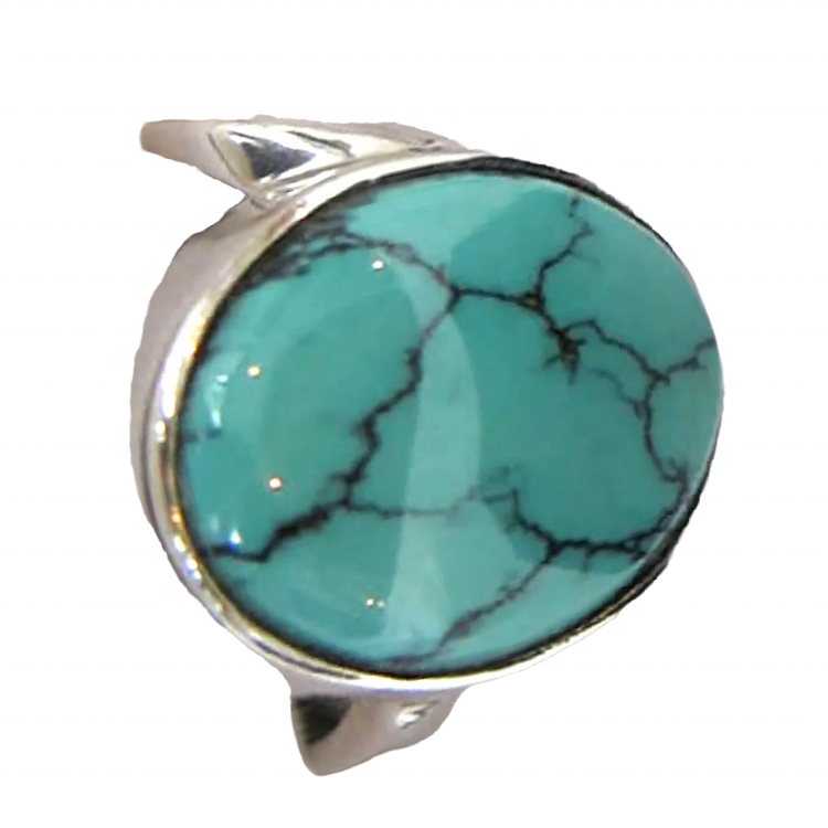 戒指架珠寶時尚純銀925綠松石戒指 32