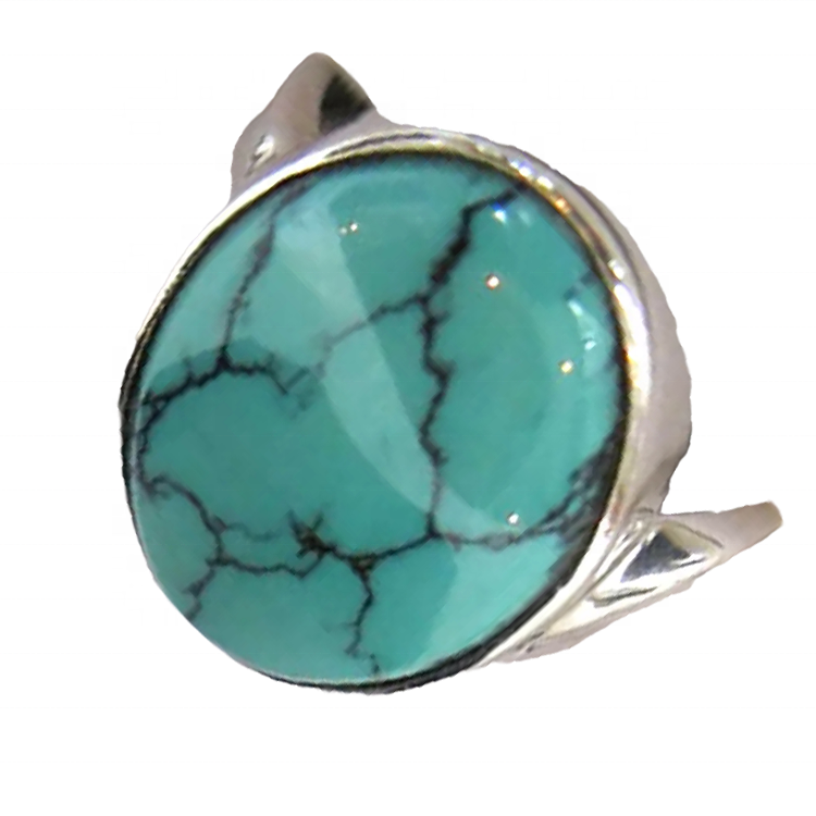 戒指架珠寶時尚純銀925綠松石戒指 38