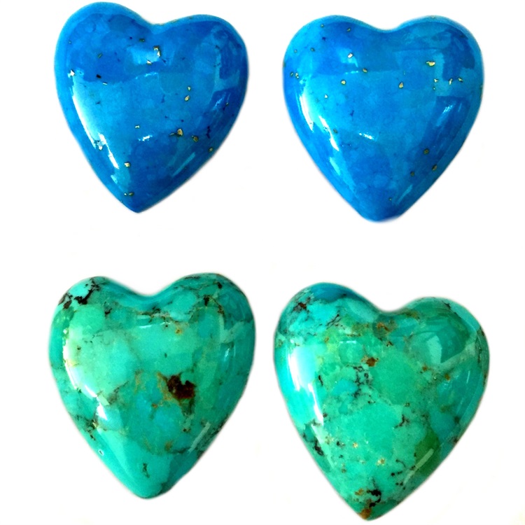 Apẹrẹ Arizona Tuquoctoise Okan Awọn ilede Beadquone didara didara GEMSOne Cvorochon 15