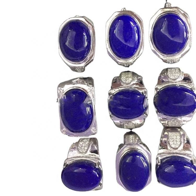 لاپس لازولی حلقه نقره ای قیمت 925 Sterling Silver Silver Gemstone Ring 36
