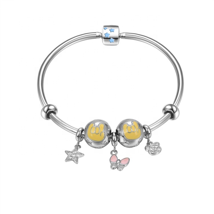 좋은 품질 여자 자연 크리스탈 925 스털링 실버 쥬얼리 매력 팔찌 11