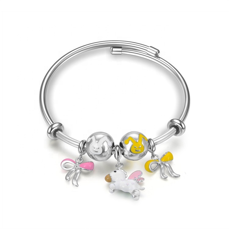 좋은 품질 여자 자연 크리스탈 925 스털링 실버 쥬얼리 매력 팔찌 15