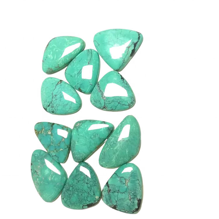 ಟಿಬೆಟಿಯನ್ ಶೈಲಿ ಸ್ಪೈಡರ್ ವೆಬ್ ಟರ್ಕೋಯಿಸ್ ಕ್ಯಾಬೊಚನ್ 11