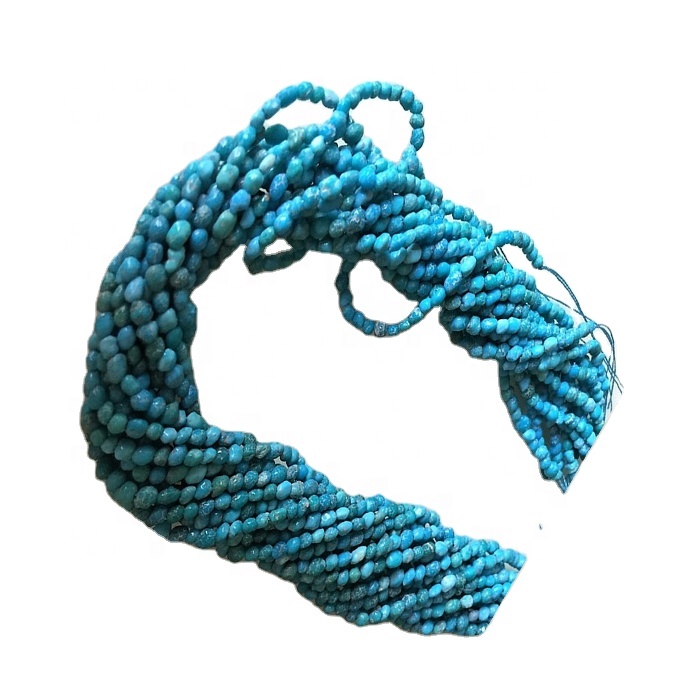 Firuzəyi fişlərin muncuqları Topdan firuzəyi Gemstone edir 7