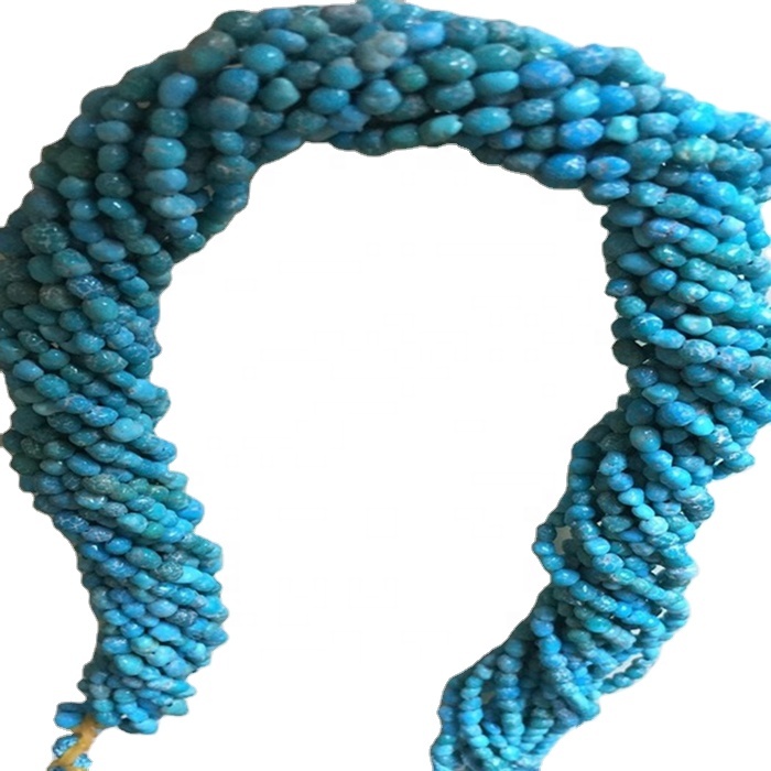 Firuzəyi fişlərin muncuqları Topdan firuzəyi Gemstone edir 9