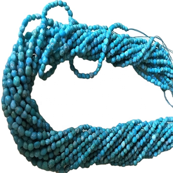 Firuzəyi fişlərin muncuqları Topdan firuzəyi Gemstone edir 15