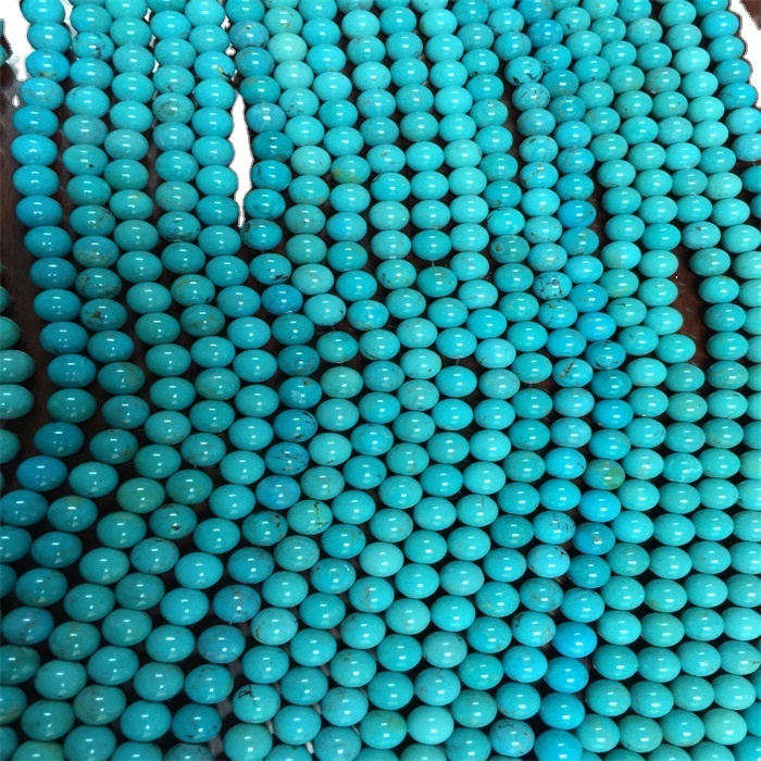 A dabi'a mafi girma turquoise zagaye beads yi albashin turanci mai kyau beads zagaye 13