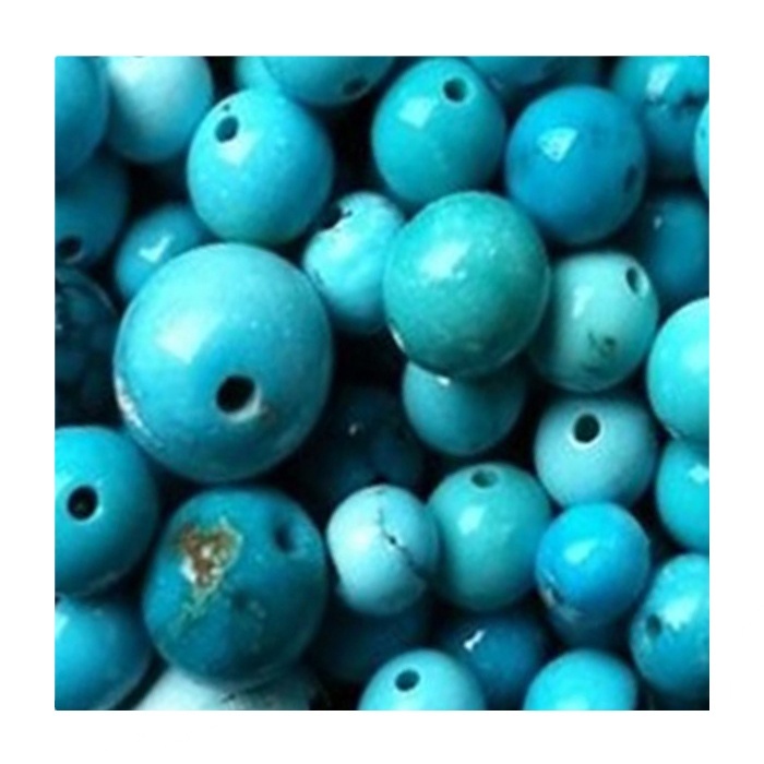 Turquoise yika awọn ilẹkẹ ti o n ṣe ohun ọṣọ curquolese awọn ilẹkẹ 7