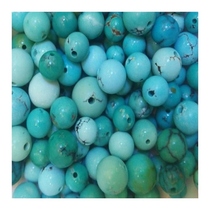 Turquoise yika awọn ilẹkẹ ti o n ṣe ohun ọṣọ curquolese awọn ilẹkẹ 9