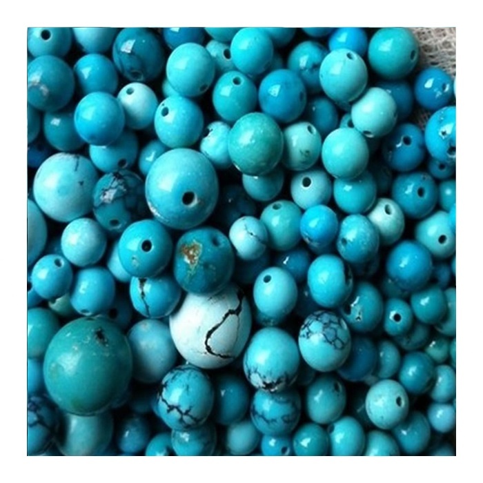 Turquoise yika awọn ilẹkẹ ti o n ṣe ohun ọṣọ curquolese awọn ilẹkẹ 13