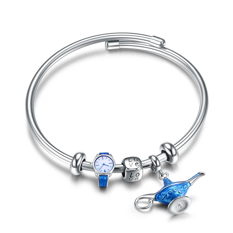 개인화 된 스털링 실버 925 팔찌 9