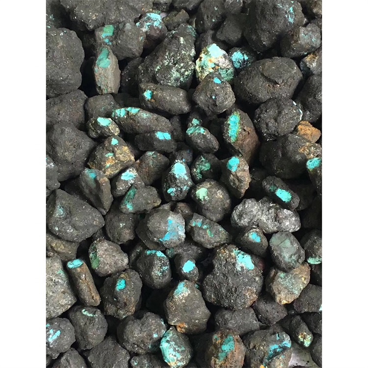 Hubei Yungai turkoois my ruwe maak groothandel turkoois Nugget Gem rowwe Gemstone Chinese Qingu Hubei 17