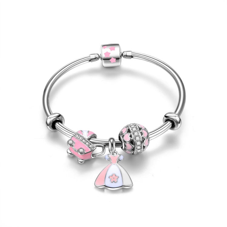 2021 브랜드 925 실버 팔찌 17