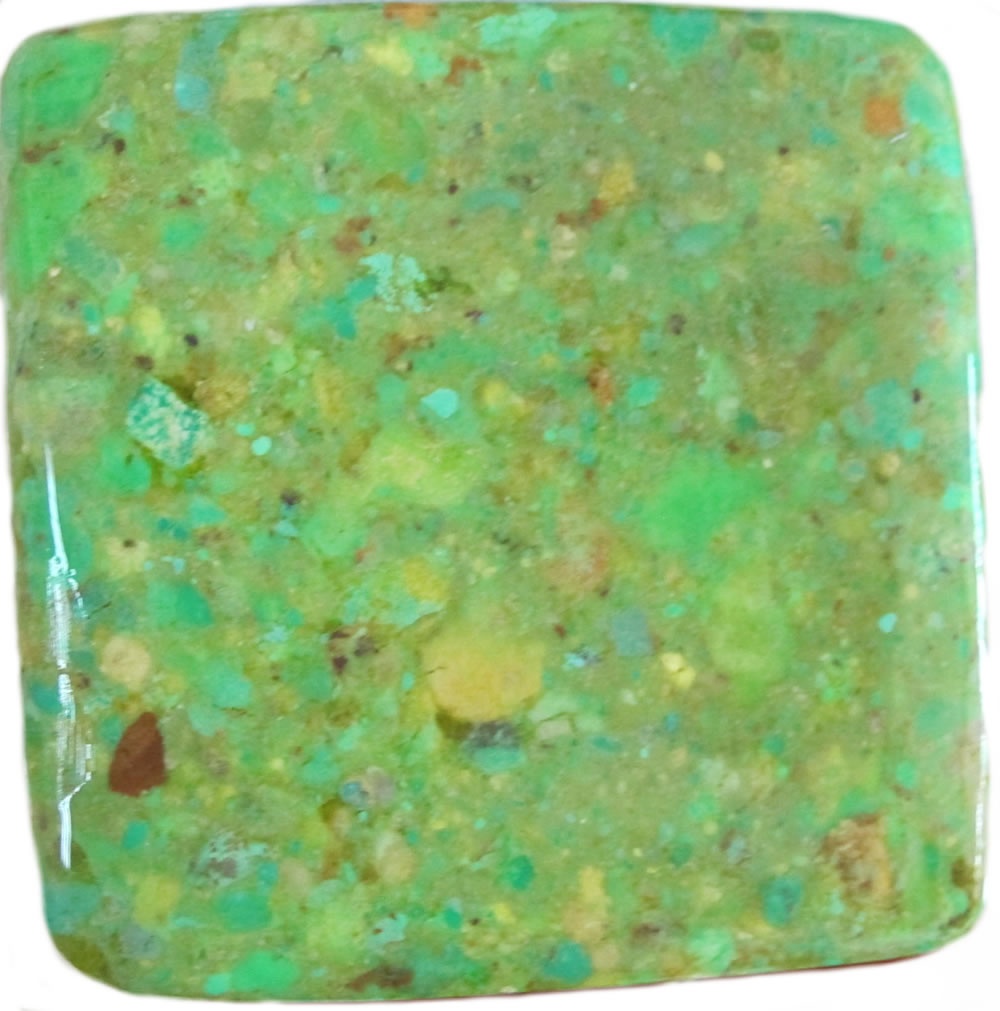 Amerika Mohave Apple Turquoise Turquoise Bricks druk saamgestelde stene 35