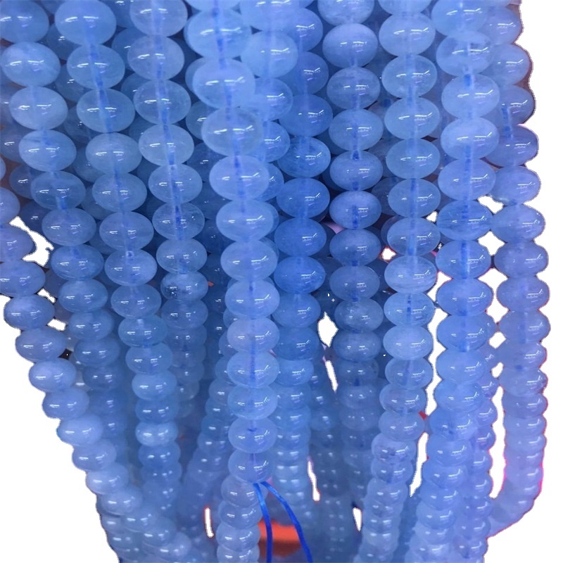 4mm 6mm 8mm 10mm 12mm Asli Milky Aquamarine Beads Buat Buat Borong 45