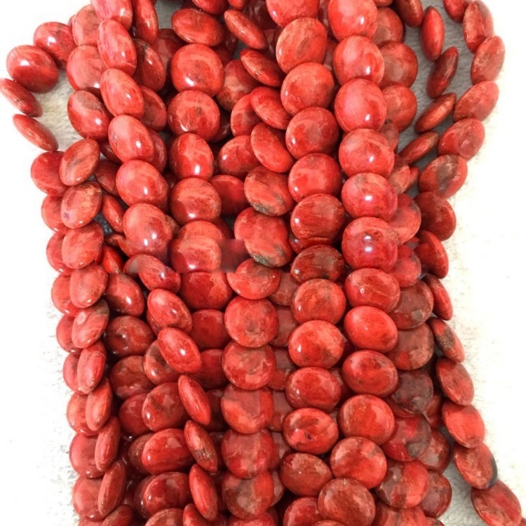 чырвона-колер яблыка карал манеты пацеркі 35