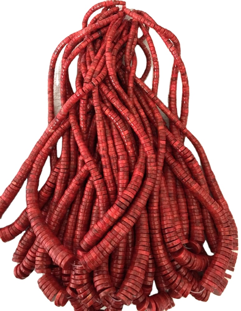 Apple san hô heishi hạt số lượng lớn làm cho bán buôn 30