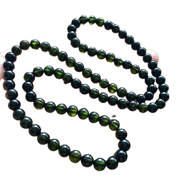 נאַטירלעך ראָזעווע טאָורמאַלין קייַלעכיק קרעלן ענערגיע געמסטאָנע פרייַ קרעלן פֿאַר האַלדזבאַנד מאַקינג 3 אַ קוואַליטעט 16 אינטש 15