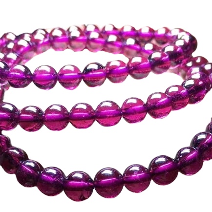 Natural Tourmaline Perlur Pink Tourmaline Laus Gemstone Round Perlur 16 '' Strand 7