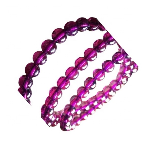 Natural Tourmaline Perlur Pink Tourmaline Laus Gemstone Round Perlur 16 '' Strand 13