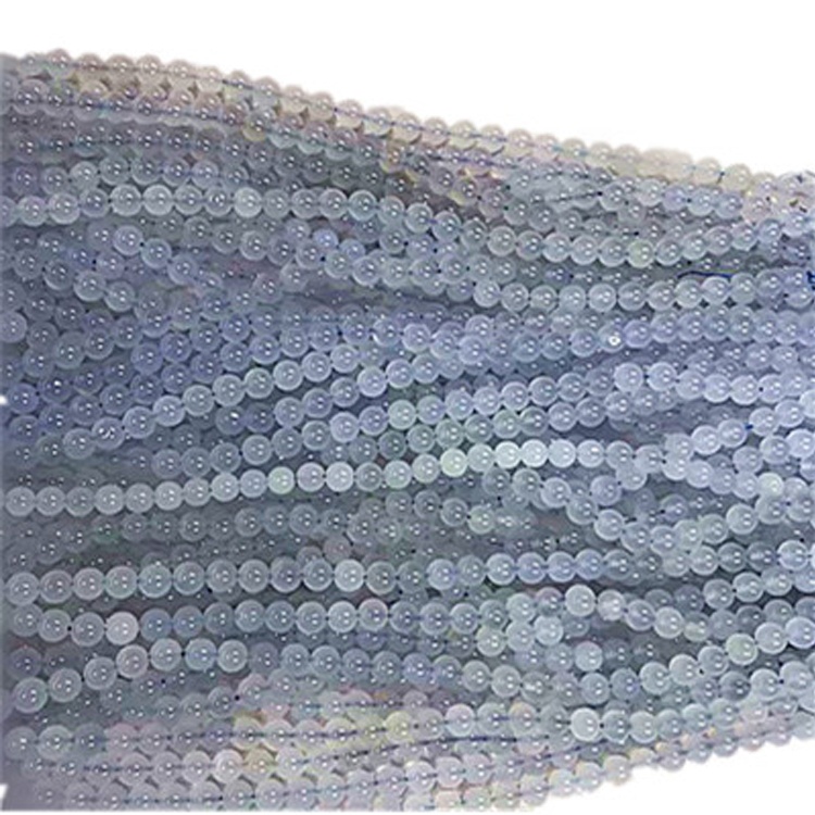 CALCEDONÍA NATURAL FORMA REDONDA CALIENTES DE PISTAS DE PISTONA AZUL 39