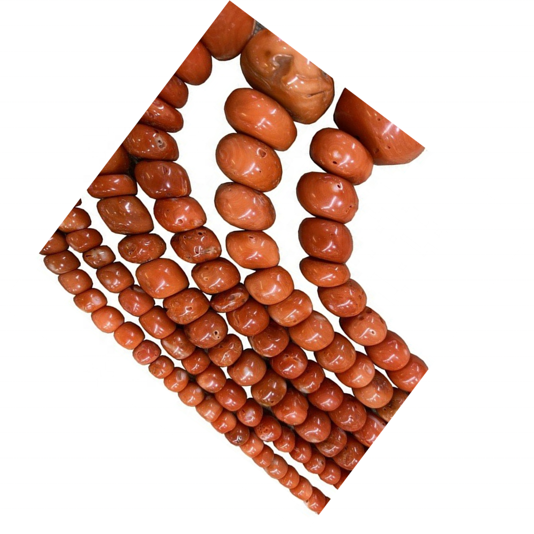 Hot Selja Heildverslun Natural Coral Reiknaðu Bead Shape Gemstone Strings 7