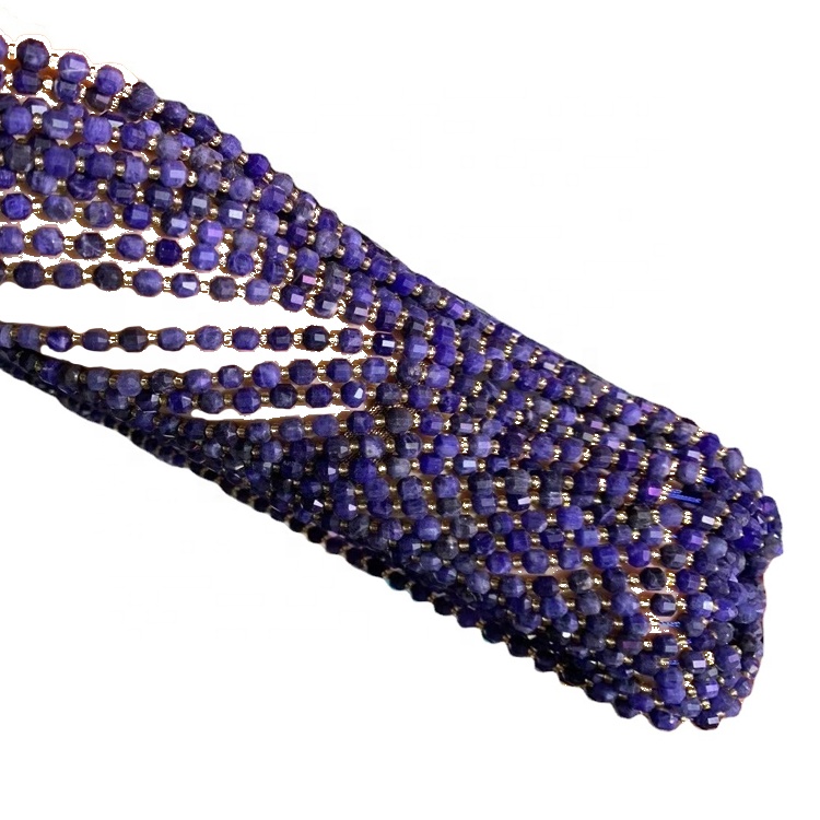 Blue Sodalite Beads 4mm 6mm 8mm 10mm 12 mm cuentas redondas Soldalite Stone Piedra de piedras preciosas naturales 33