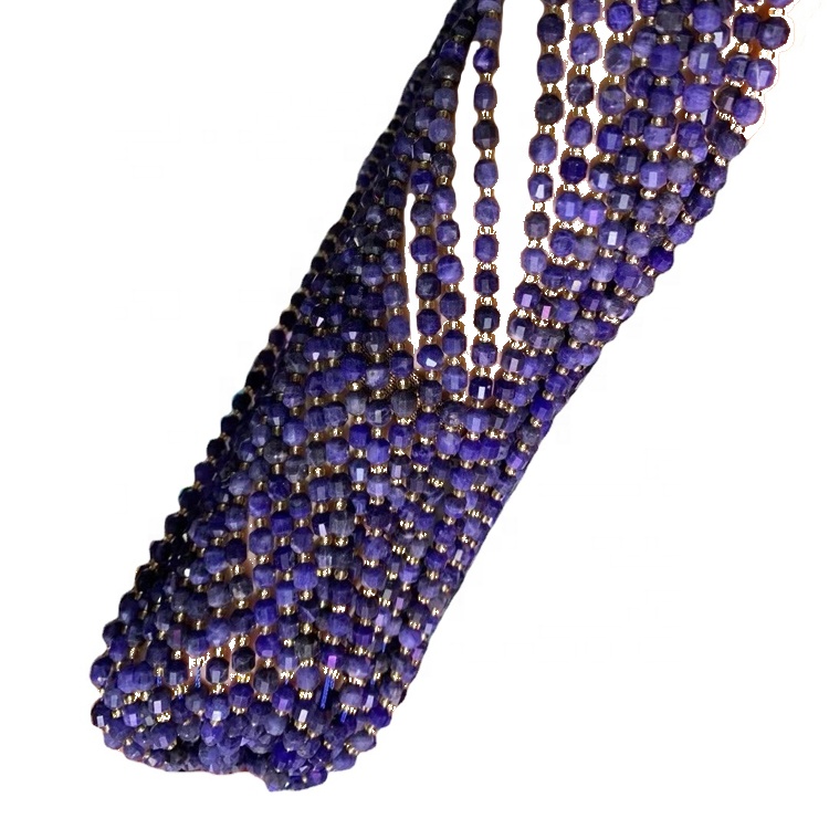 Blue Sodalite Beads 4mm 6mm 8mm 10mm 12 mm cuentas redondas Soldalite Stone Piedra de piedras preciosas naturales 35