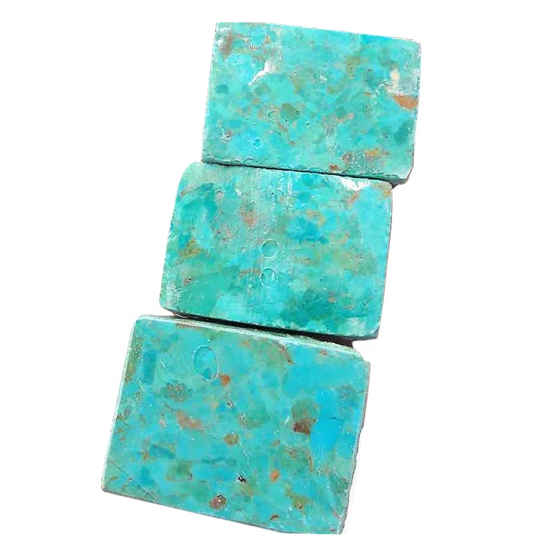 Mohave koper turkoois los klip edelsteen Chinese natuurlike turkoois saamgeperste ruwe 17