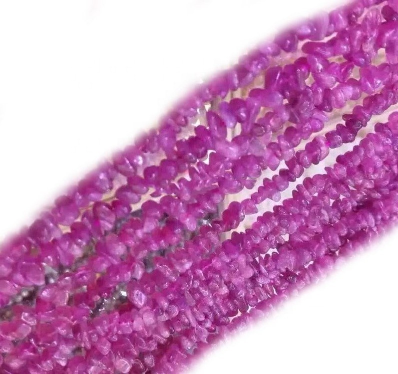 Rosa Chip de Tourmaline Beads Strand Gemstone Chips Gemstone Beads Jewelry Making Supply 35