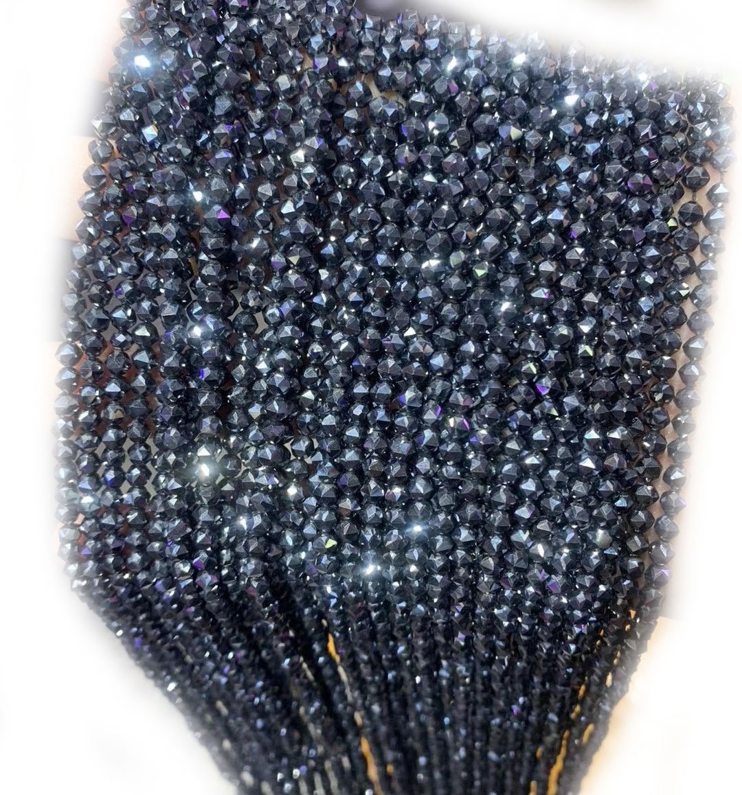 Moderno piedra natural hematita con cuentas malvados ojos encanto pulsera lujo elástico con forma de mano trenzado macrame brazalet accesorio 15