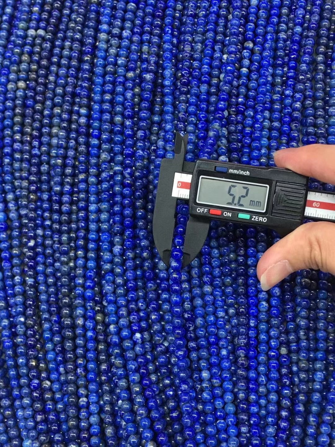 Nuwe aankoms hoë kwaliteit ovaal vorm natuurlike lapis lazuli peer krale 9