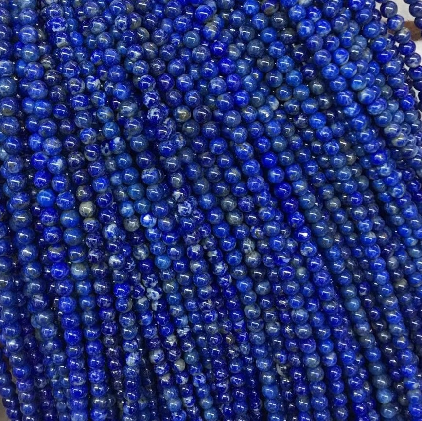 Nuwe aankoms hoë kwaliteit ovaal vorm natuurlike lapis lazuli peer krale 13