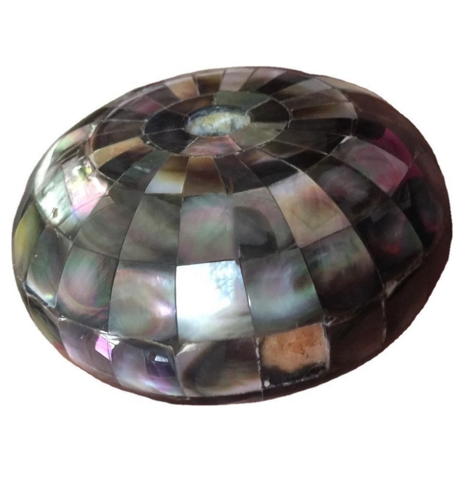 Mosaic Shell Bead's Shell Inotenderera Beads destide akasununguka Gemstone 10/12/14/14/16/18 mm 38