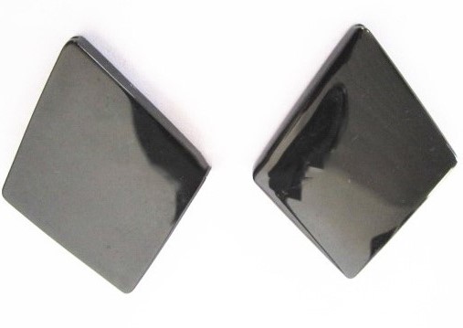 Black Onyx Gemstone Retângulo Faceted Beads Faça por atacado 35