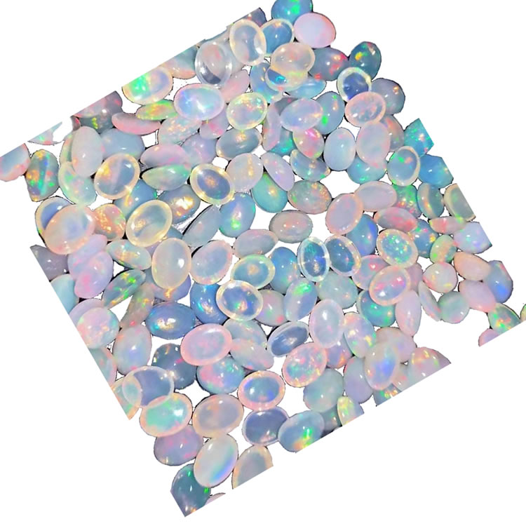 6 * 6 sporöskjulaga AAA gæði Opal Cabochon lausar gemstone 30