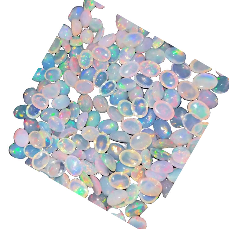 6 * 6 sporöskjulaga AAA gæði Opal Cabochon lausar gemstone 34