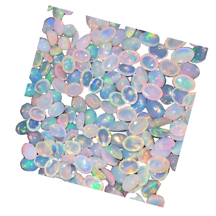 6 * 6 sporöskjulaga AAA gæði Opal Cabochon lausar gemstone 36