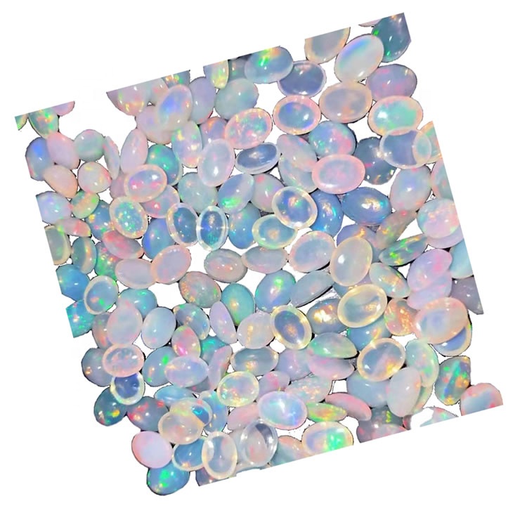 6 * 6 sporöskjulaga AAA gæði Opal Cabochon lausar gemstone 38