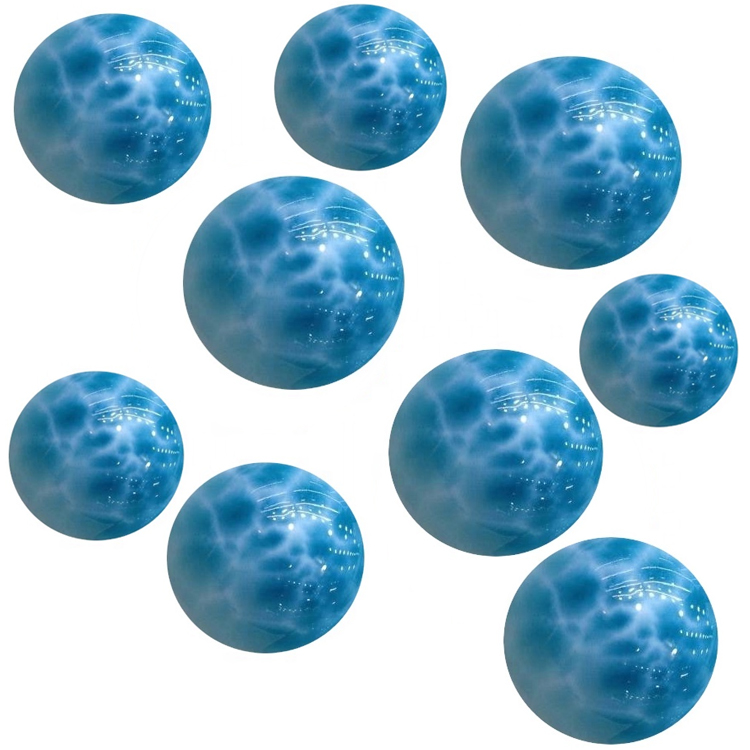 Đá quý hình tròn Cabbon tròn chính hãng Larimar 33