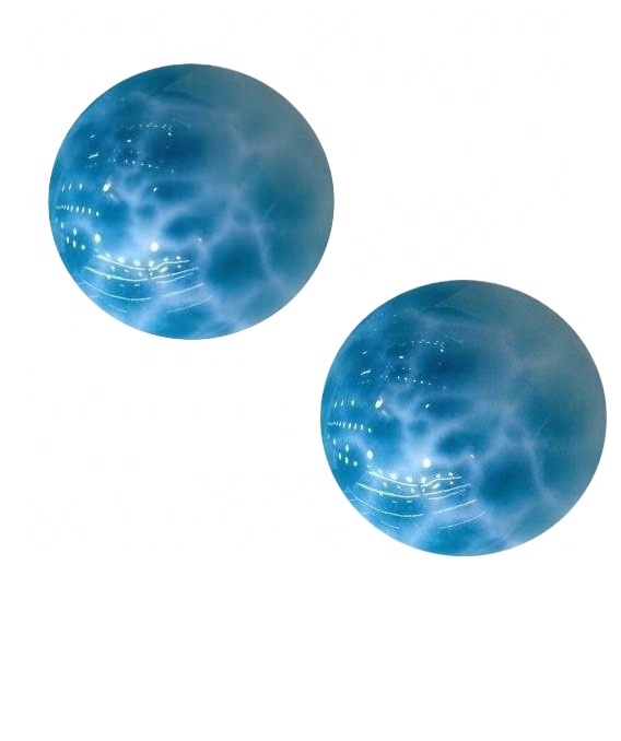 Đá quý hình tròn Cabbon tròn chính hãng Larimar 31