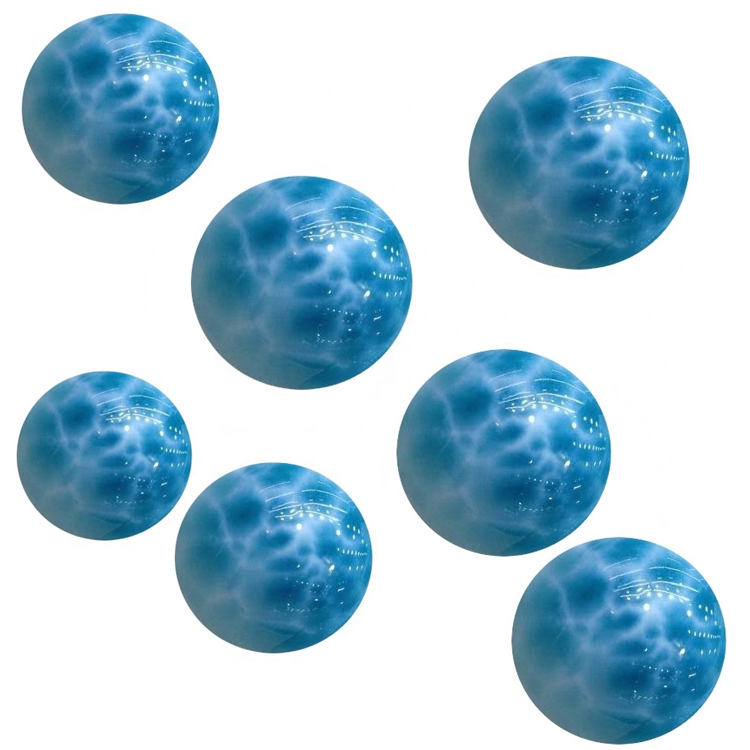 Đá quý hình tròn Cabbon tròn chính hãng Larimar 37